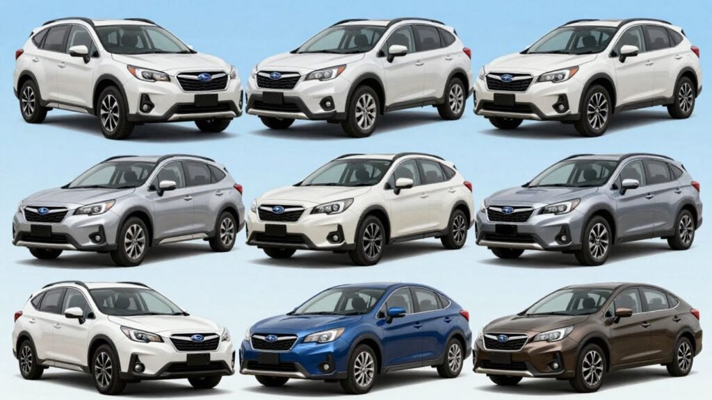 Subaru cars in Australia
